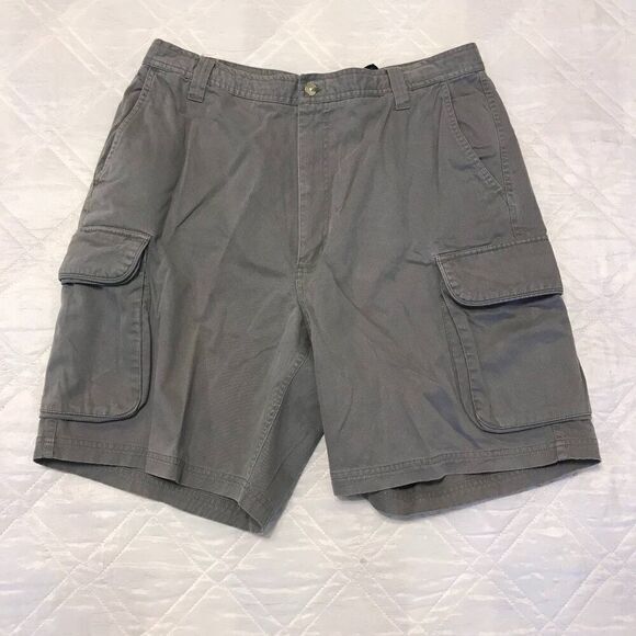 John Ashford Advenyure gray cargo shorts size 36‎ - Picture 1 of 3